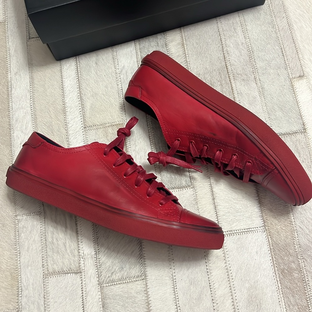 Saint Laurent men’s leather sneakers - Picture 3 of 13